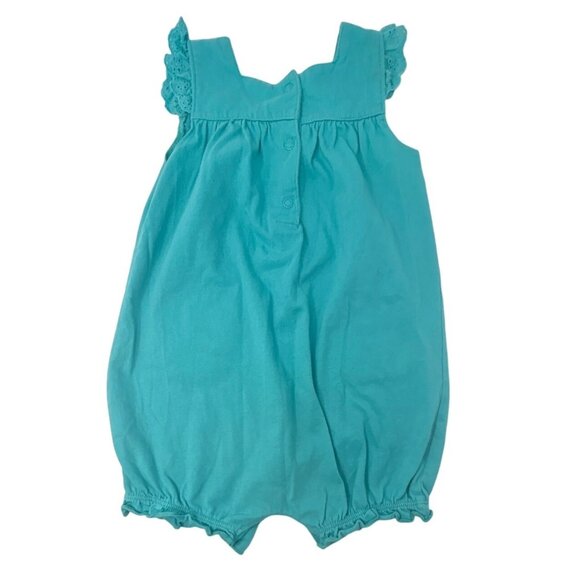 Baby Girls - 2 Dresses, 1 Romper‎ - Purple, Red, /Turquoise - Size 24 Months - Picture 6 of 8